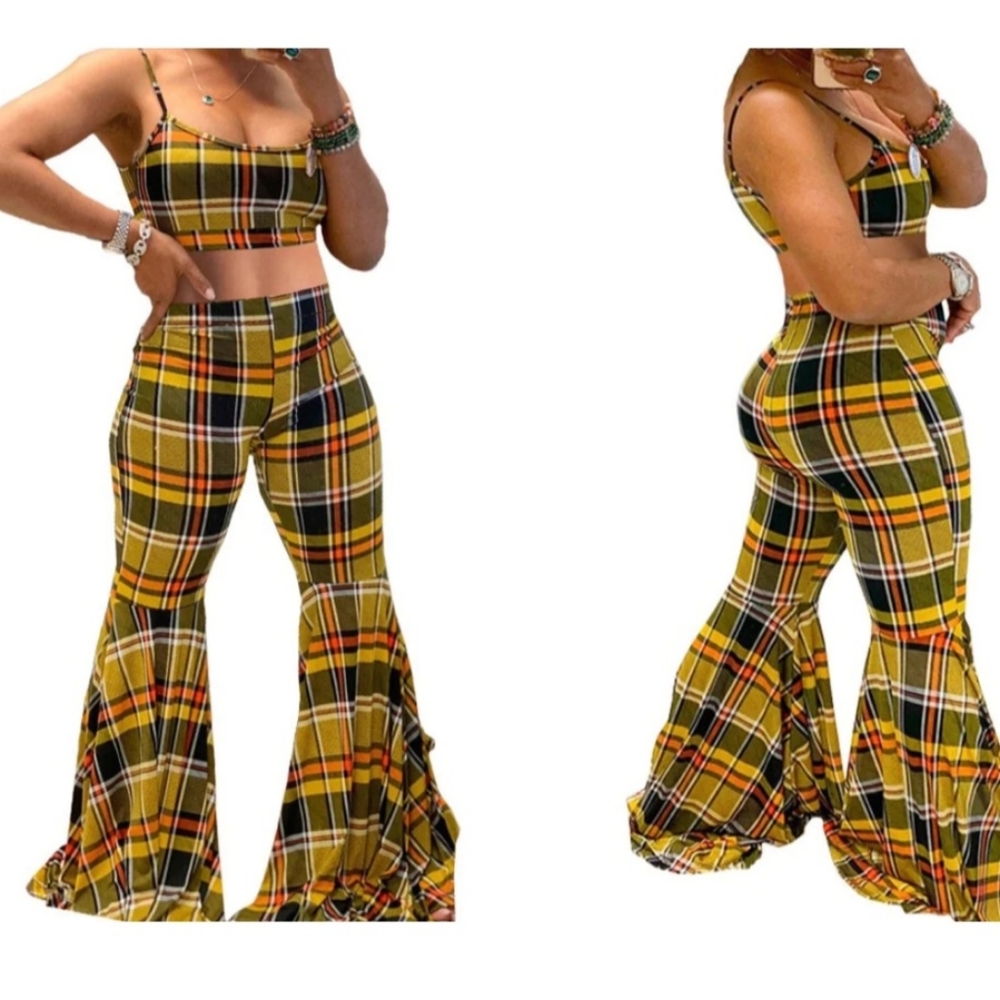 XL Two Piece Sleeveless Pant Set